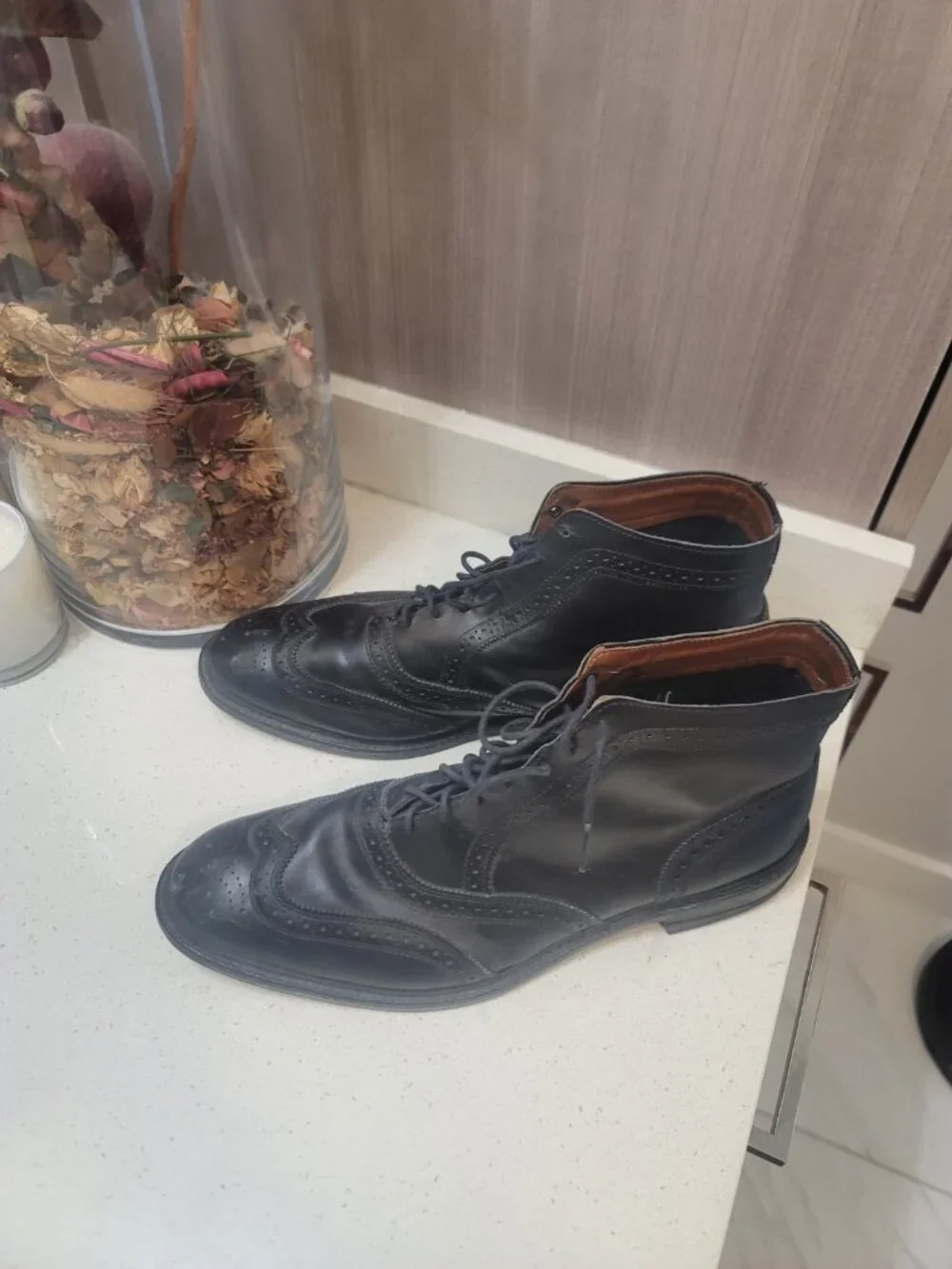 Allen Edmonds Mens Sz 11.5 3E McAdam Leather Dress Shoes Oxford Formal USA Black